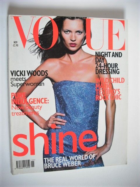 <!--1997-11-->British Vogue magazine - November 1997 - Kate Moss cover