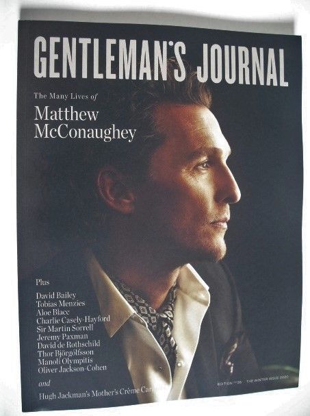 Gentleman's Journal magazine - Winter 2020 - Matthew McConaughey cover