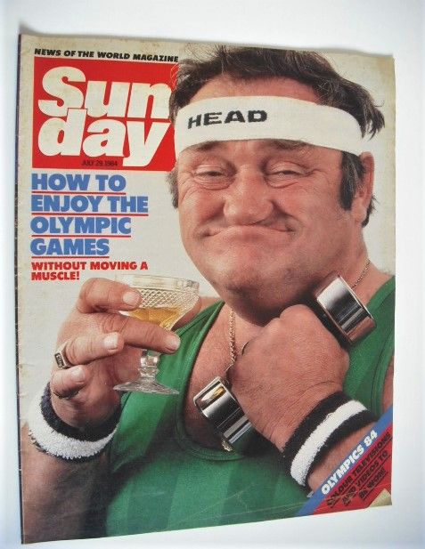 Sunday magazine - 29 July 1984 - Les Dawson cover