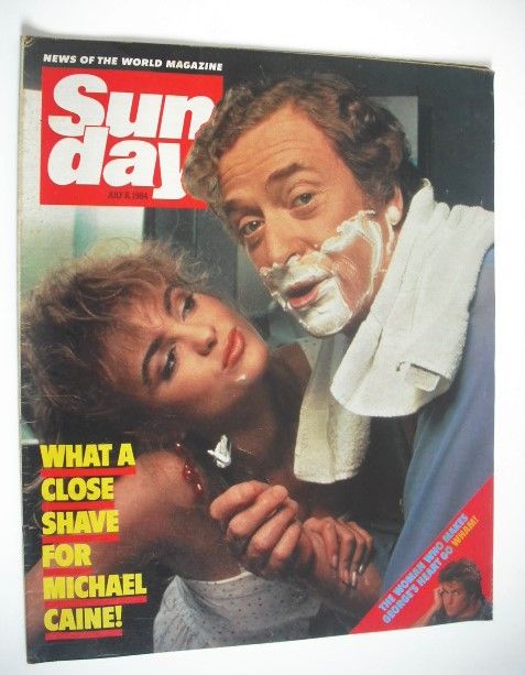 <!--1984-07-08-->Sunday magazine - 8 July 1984 - Michael Caine cover