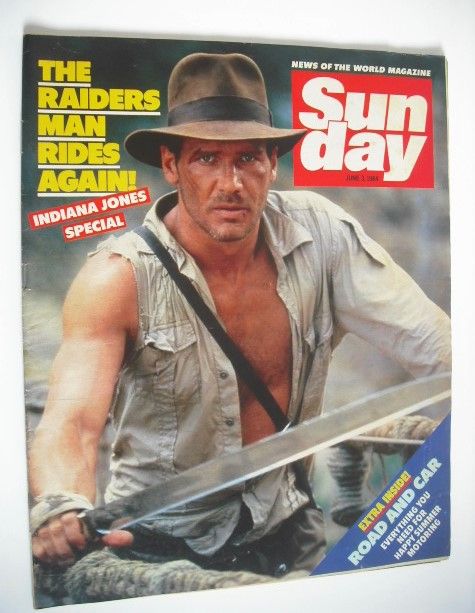 Sunday magazine - 3 June 1984 - Harrison Ford cover