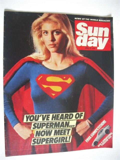 <!--1984-04-22-->Sunday magazine - 8 January 1984 - Helen Slater cover