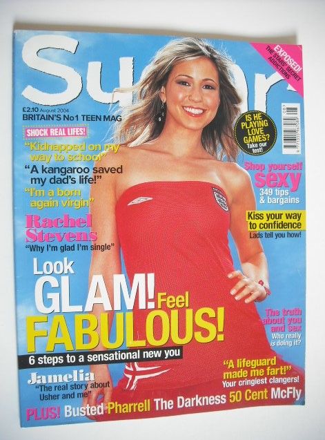Sugar magazine - Rachel Stevens cover (August 2004)