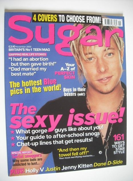 Sugar magazine - Duncan James cover (November 2003)