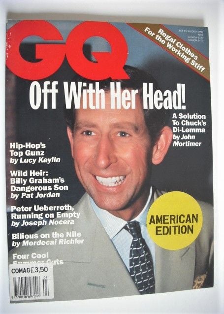 <!--1993-04-->US GQ magazine - April 1993 - Prince Charles cover