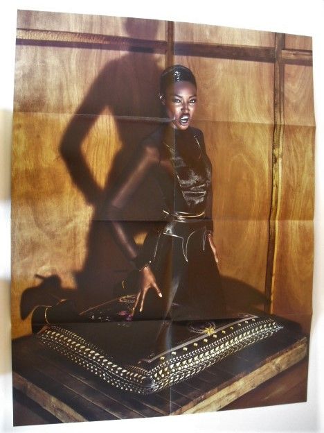 Givenchy Fall Winter 2011 poster brochure (Naomi Campbell)
