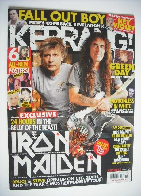 Kerrang magazine - Iron Maiden cover (6 May 2017 - Issue 1669)