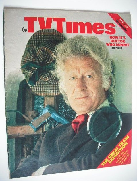 TV Times magazine - Jon Pertwee cover (22-28 June 1974)