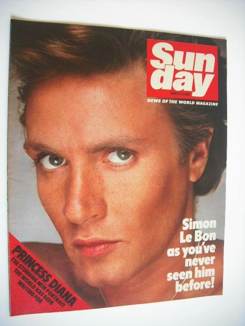 <!--1983-03-13-->Sunday magazine - 13 March 1983 - Simon Le Bon cover