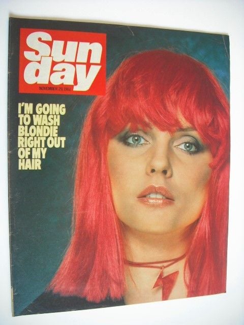 <!--1981-11-29-->Sunday magazine - 29 November 1981 - Blondie cover