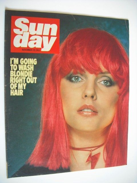 Sunday magazine - 29 November 1981 - Debbie Harry cover
