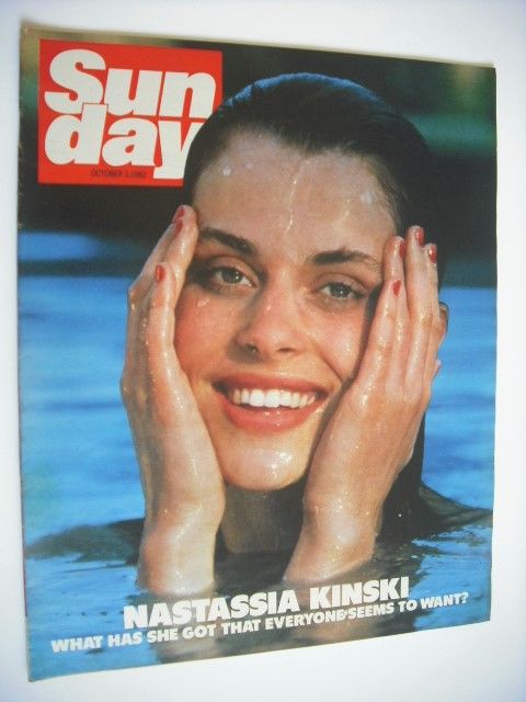Sunday magazine - 3 October 1982 - Nastassia Kinski cover