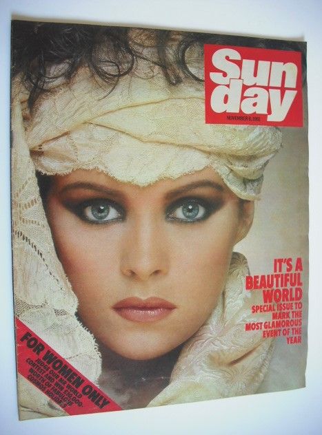 <!--1981-11-08-->Sunday magazine - 8 November 1981 - Sheena Easton cover