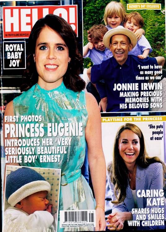 Hello! magazine - Princess Eugenie cover (19 June 2023 - Issue 1793)