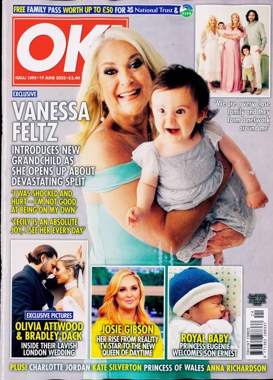 <!--2023-06-19-->OK! magazine - Vanessa Feltz cover (19 June 2023 - Issue 1