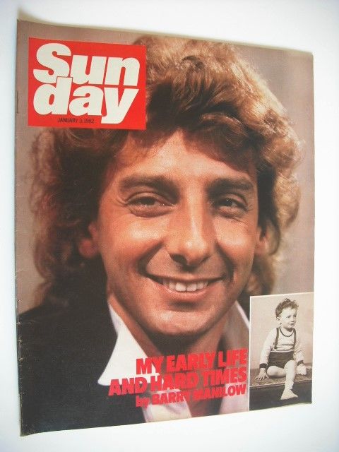 <!--1982-01-03-->Sunday magazine - 3 January 1982 - Barry Manilow cover