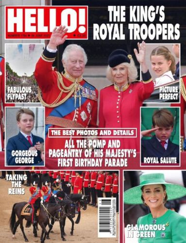 Hello! magazine - King Charles and Queen Camilla cover (26 June 2023 - Issue 1794)