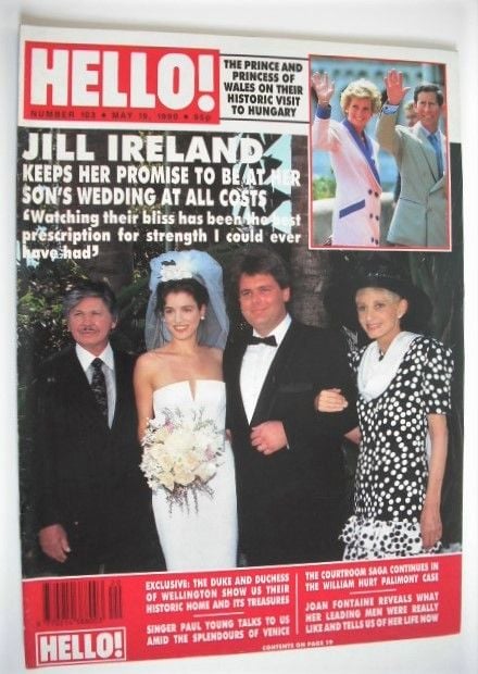 Hello! magazine - Paul McCallum wedding cover (19 May 1990 - Issue 103)