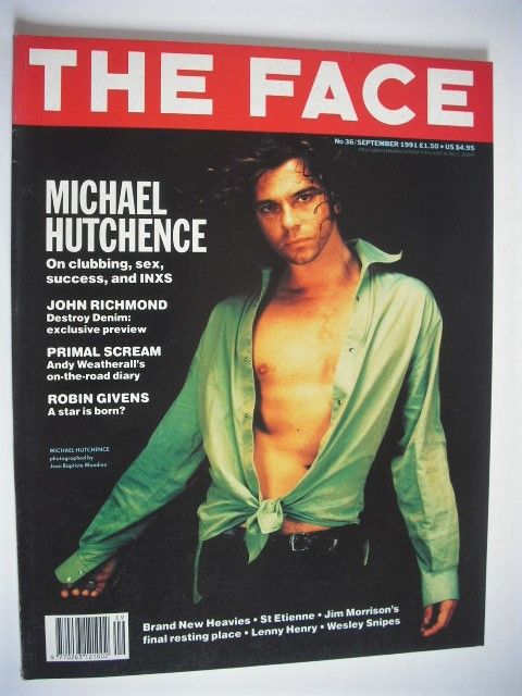 <!--1991-09-->The Face magazine - Michael Hutchence cover (September 1991 -