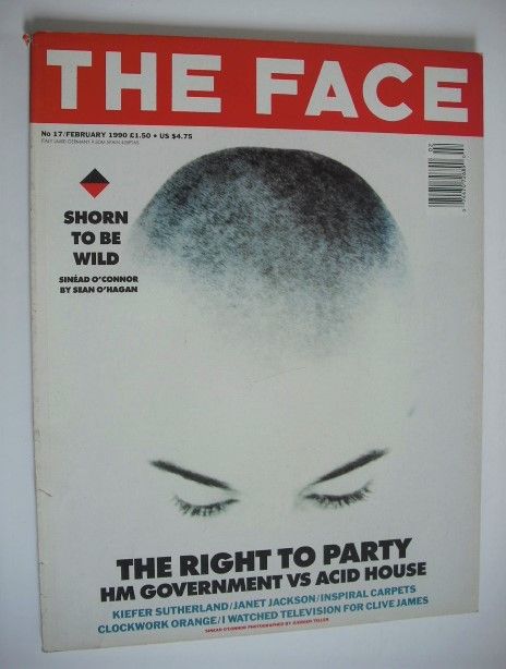 The Face magazine - Sinead O'Connor cover (February 1990 - Volume 2 No. 17)