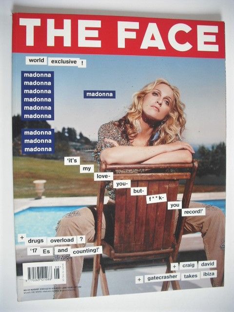 The Face magazine - Madonna cover (August 2000 - Volume 3 No. 43)