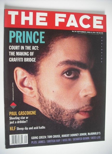 The Face magazine - Prince cover (September 1990 - Volume 2 No. 24)