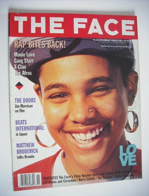 The Face magazine - Monie Love cover (November 1990 - Volume 2 No. 26)
