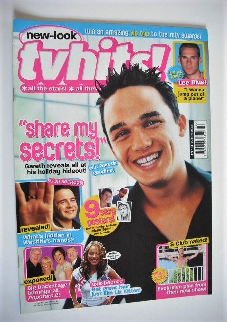 <!--2002-10-->TV Hits magazine - October 2002 - Gareth Gates cover