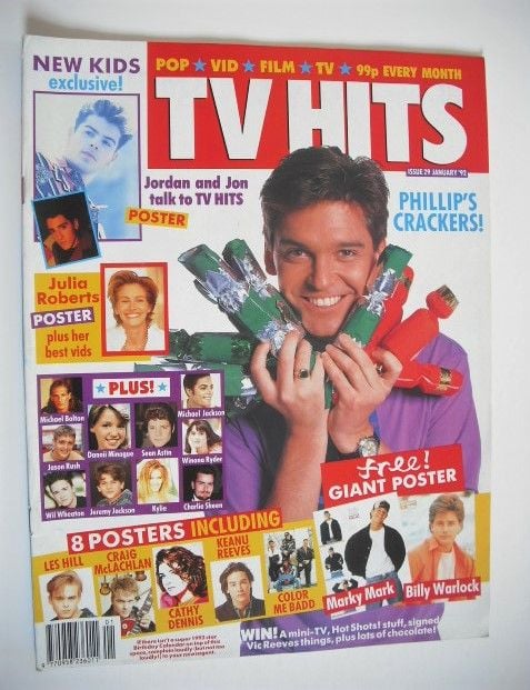 <!--1992-01-->TV Hits magazine - January 1992 - Phillip Schofield cover