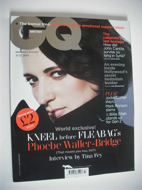 British GQ magazine - July 2019 - Phoebe Waller-Bridge cover