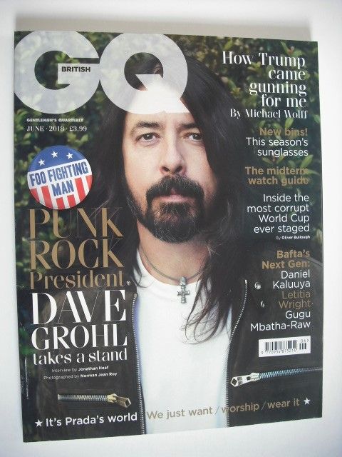 British GQ magazine - June 2018 - Dave Grohl cover