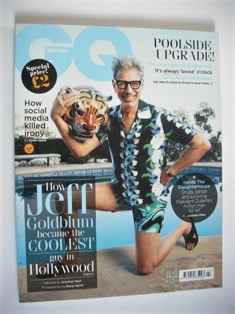 <!--2018-07-->British GQ magazine - July 2018 - Jeff Goldblum cover