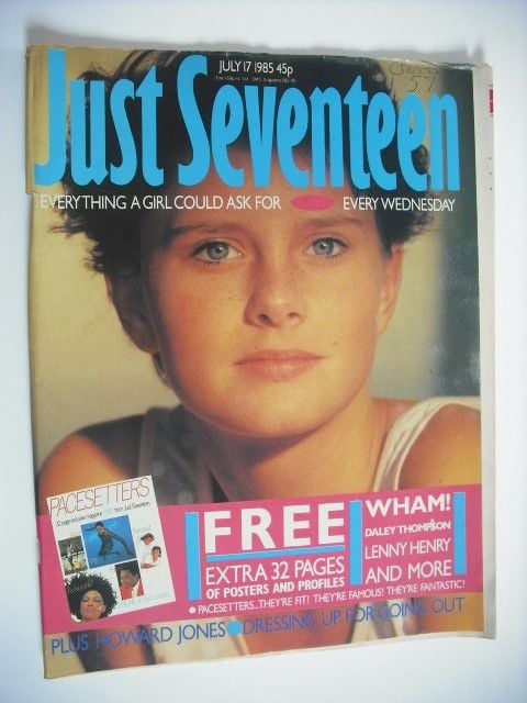 <!--1985-07-17-->Just Seventeen magazine - 17 July 1985