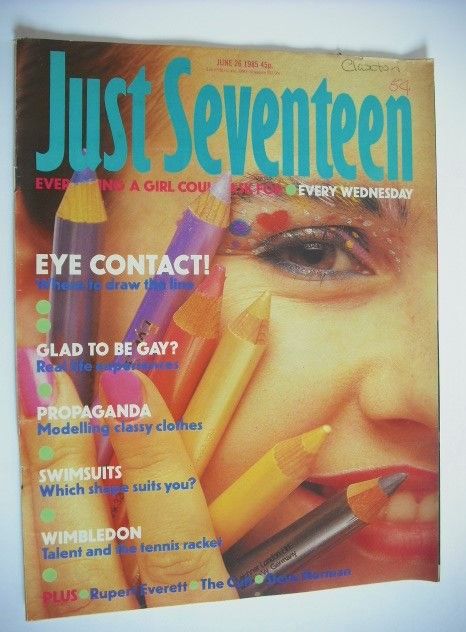 <!--1985-06-26-->Just Seventeen magazine - 26 June 1985