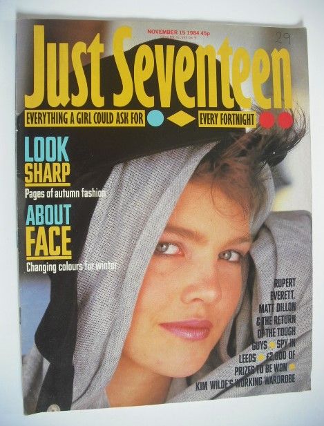 <!--1984-11-15-->Just Seventeen magazine - 15 November 1984
