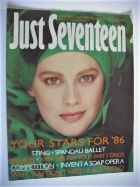 Just Seventeen magazine - 25 December 1985