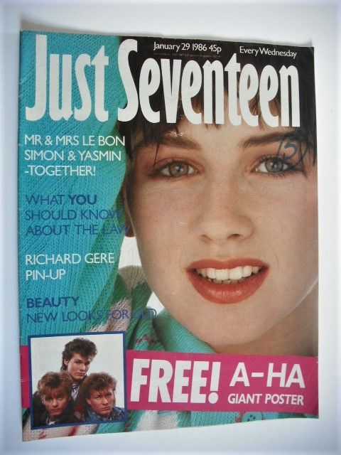 <!--1986-01-29-->Just Seventeen magazine - 29 January 1986