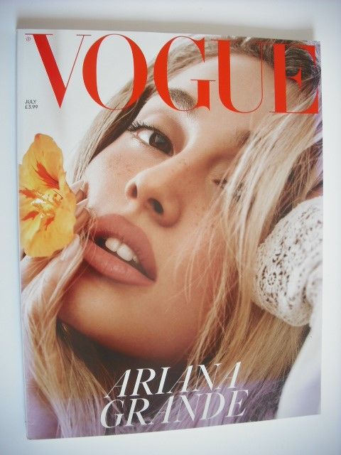 <!--2018-07-->British Vogue magazine - July 2018 - Ariana Grande cover