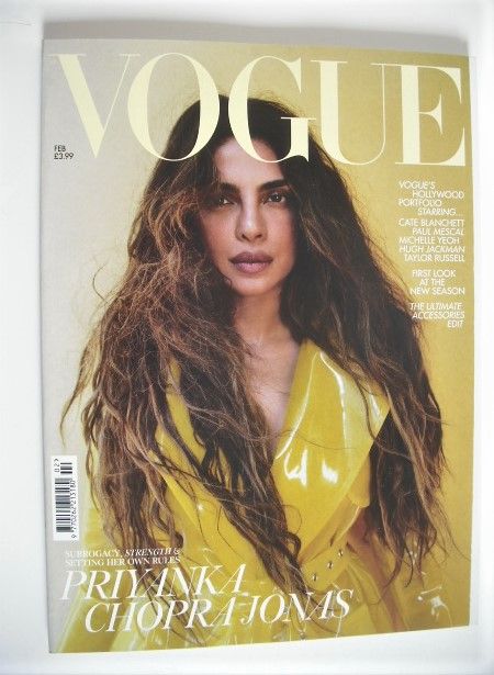 British Vogue magazine - February 2023 - Priyanka Chopra Jonas cover