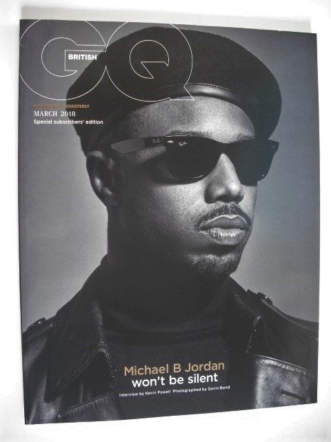 British GQ magazine - March 2018 - Michael B. Jordan cover (Subscriber's Issue)