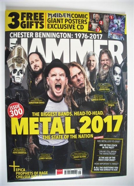 Metal Hammer magazine - Metal 2017 cover (September 2017)