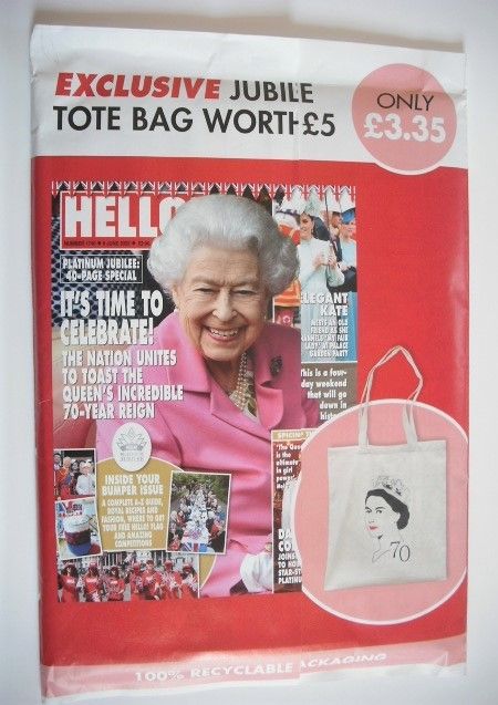 Hello! magazine - Queen Elizabeth II cover (6 June 2022 - Issue 1740)