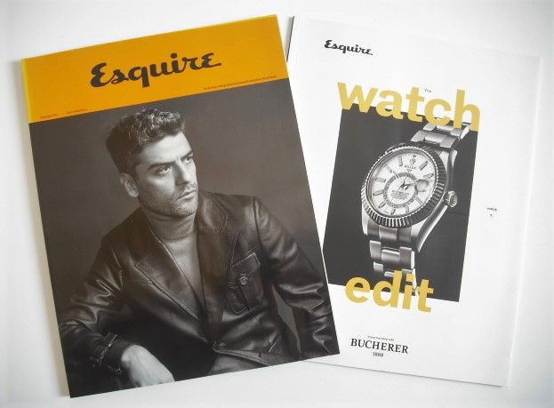 Esquire magazine - Oscar Isaac cover (December 2017 - Subscriber's Issue)