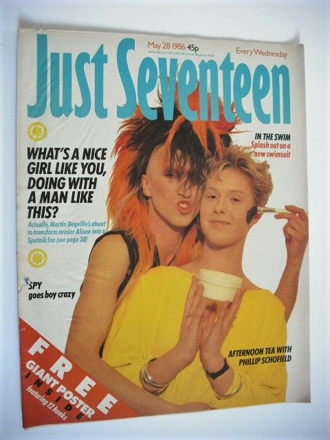 Just Seventeen magazine - 28 May 1986