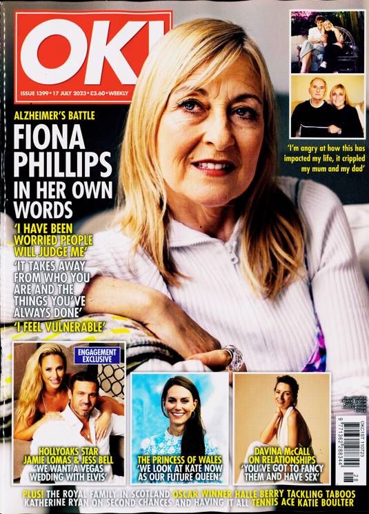 <!--2023-07-17-->OK! magazine - Fiona Phillips cover (17 July 2023 - Issue 