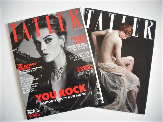 Tatler magazine - April 2018 - Amalie Lund cover