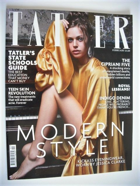 Tatler magazine - February 2018 - Jessica Clarke cover