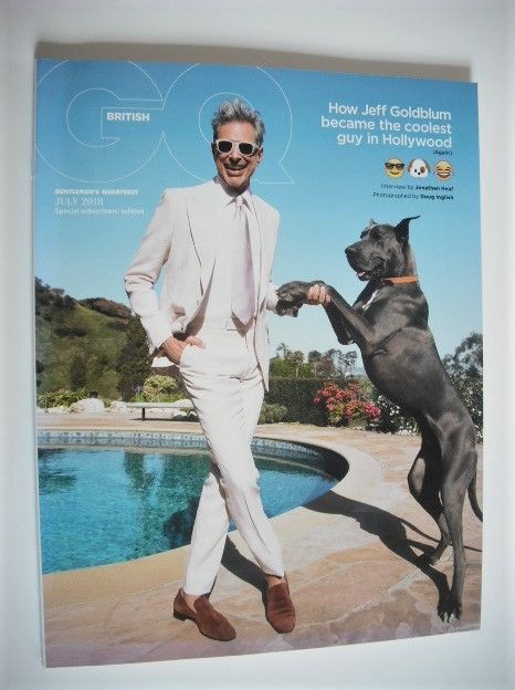 British GQ magazine - July 2018 - Jeff Goldblum cover (Subscriber's Issue)