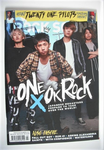 Rock Sound magazine - One Ok Rock cover (March 2017)