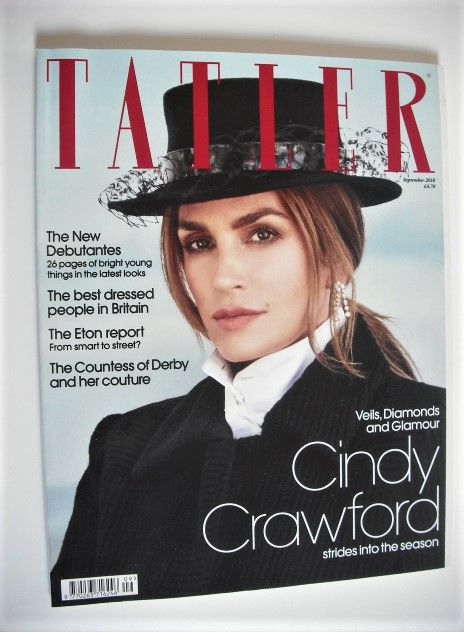Tatler magazine - September 2018 - Cindy Crawford cover